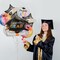 Graduation Party Balloons – 7-Piece Class of 2026 Congrats Grad Foil Balloon Set, Graduation Cap & Star Mylar Balloons for High School & College Graduation Decorations